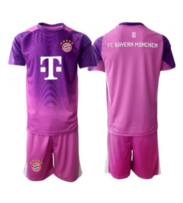 Bayern Munich Målvakt Replika Tredje Tröja Barn 2025-26 Kortärmad (+ Korta byxor)